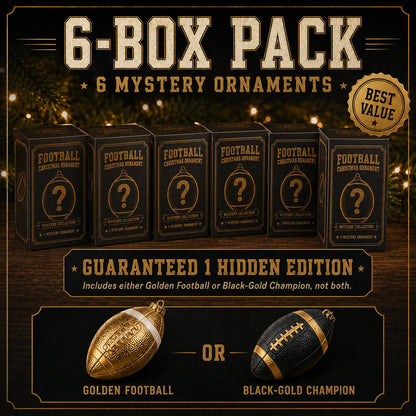🏈 A Christmas Ornament Collection Made For Football Lovers