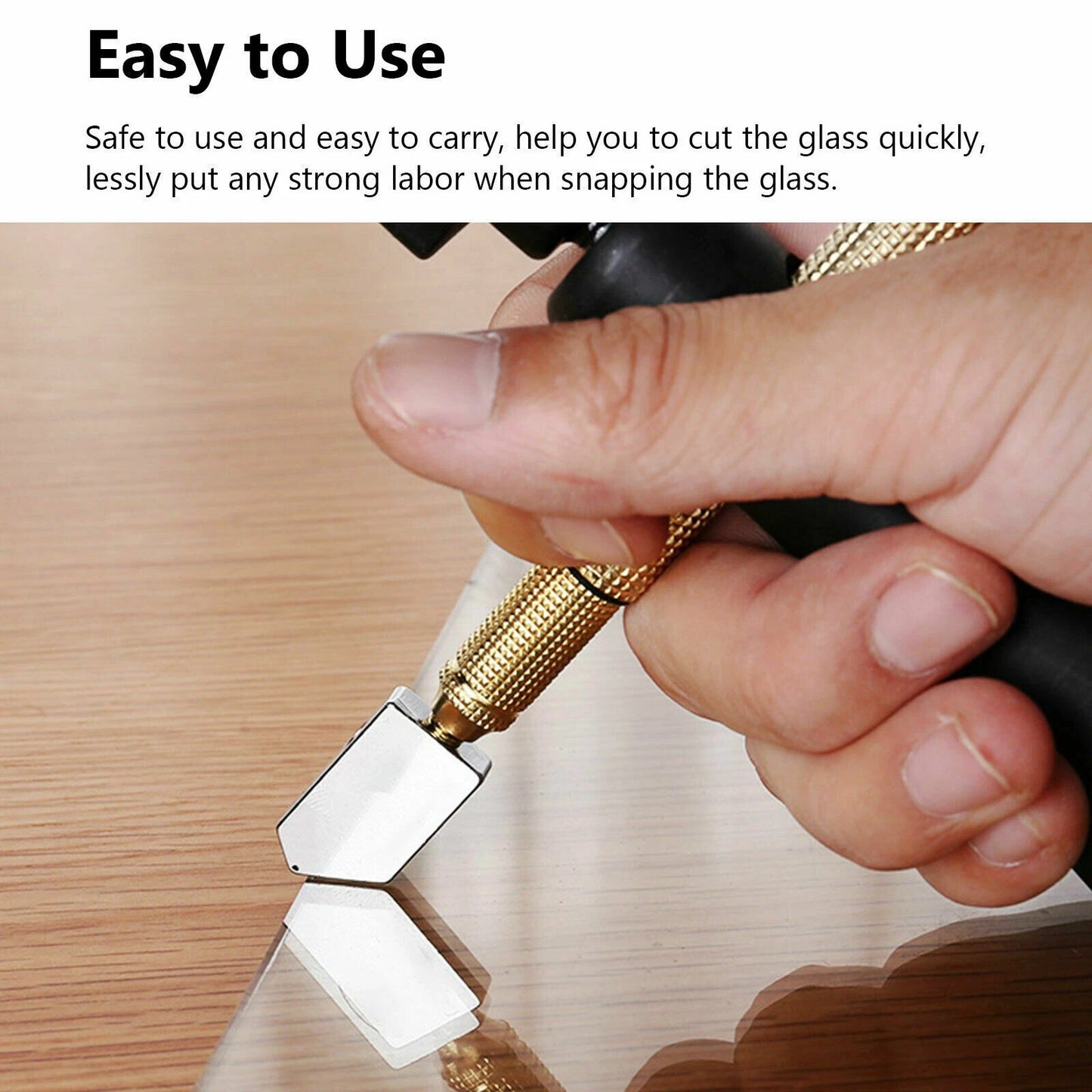 ⭐Premium Carbide Glass Cutter | Clean & Precise Glass Cutting Tool