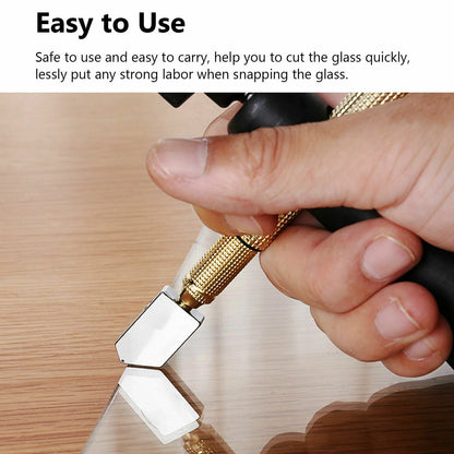 ⭐Premium Carbide Glass Cutter | Clean & Precise Glass Cutting Tool