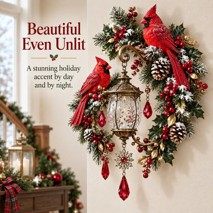 🔥Buy 2 Get 20% OFF🔥Cardinal Christmas Lantern Glow™ – Lighted Holiday Wall Decor