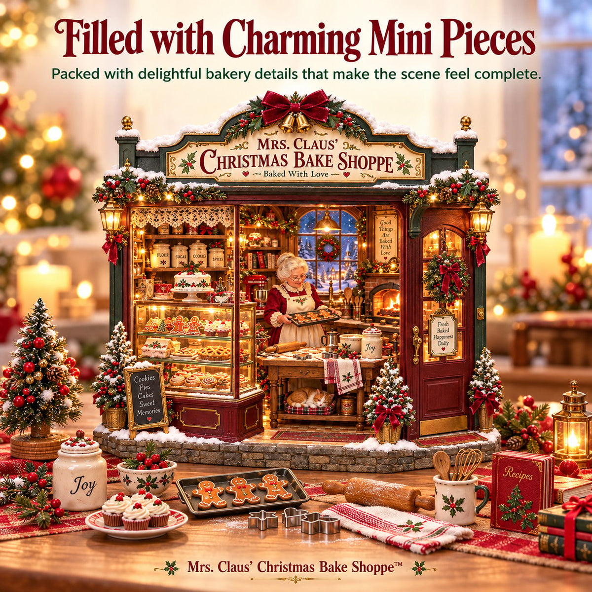🧁 Mrs. Claus’ Christmas Bake Shoppe DIY Kit 🎄