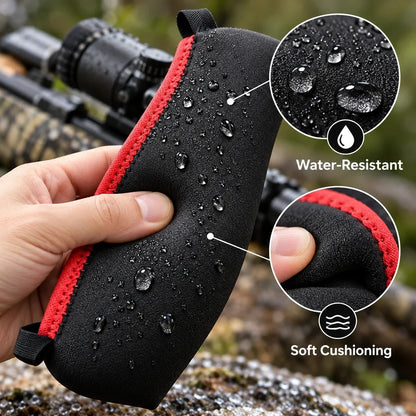 🎯 3-Pack Neoprene Scope Covers – Water-Resistant, Scratch-Protective Optical Gear Covers for Outdoor Adventures 🛡️