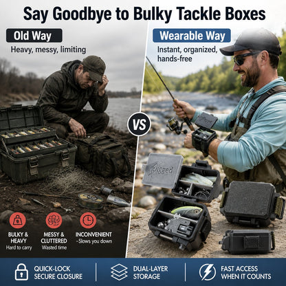 🐟Wearable Micro Tackle Box 🎣 | Modular Wrist Fishing Kit for Outdoor Explorers