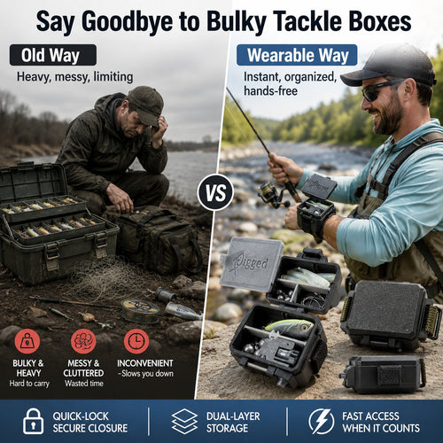 🐟Wearable Micro Tackle Box 🎣 | Modular Wrist Fishing Kit for Outdoor Explorers