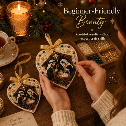 🔥Last Day 49% OFF - ✝️✨ DIY Pearl & Gem Christmas Ornament Collection🎄