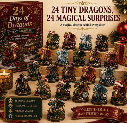 🐉 24 Days of Dragons Advent Calendar – 24 Unique Dragons, 24 Magical Christmas Surprises 🎄✨