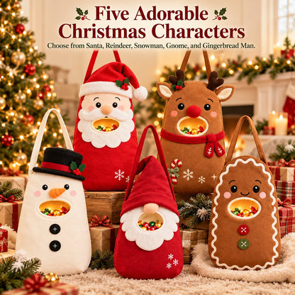 🍬 Christmas Candy Buddy Bag Collection – Festive Candy Holder & Christmas Gift Bag