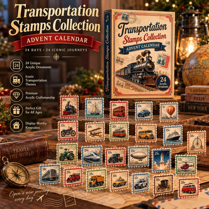 ✈️ Stamp Your Way Around the World: Transportation Stamps Advent Calendar 2026