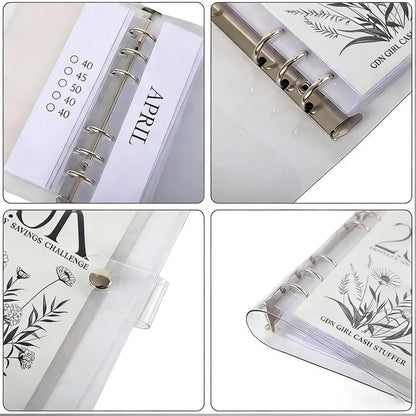 A6 12-Month Money Saving Binder