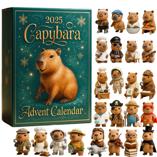 🔥Limited Edition, Only 50 Sets Left!  🐿️Capybara Advent Calendar 2025
