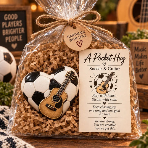 🏆 Sports Pocket Hug | Inspirational Athlete Keepsake Gift