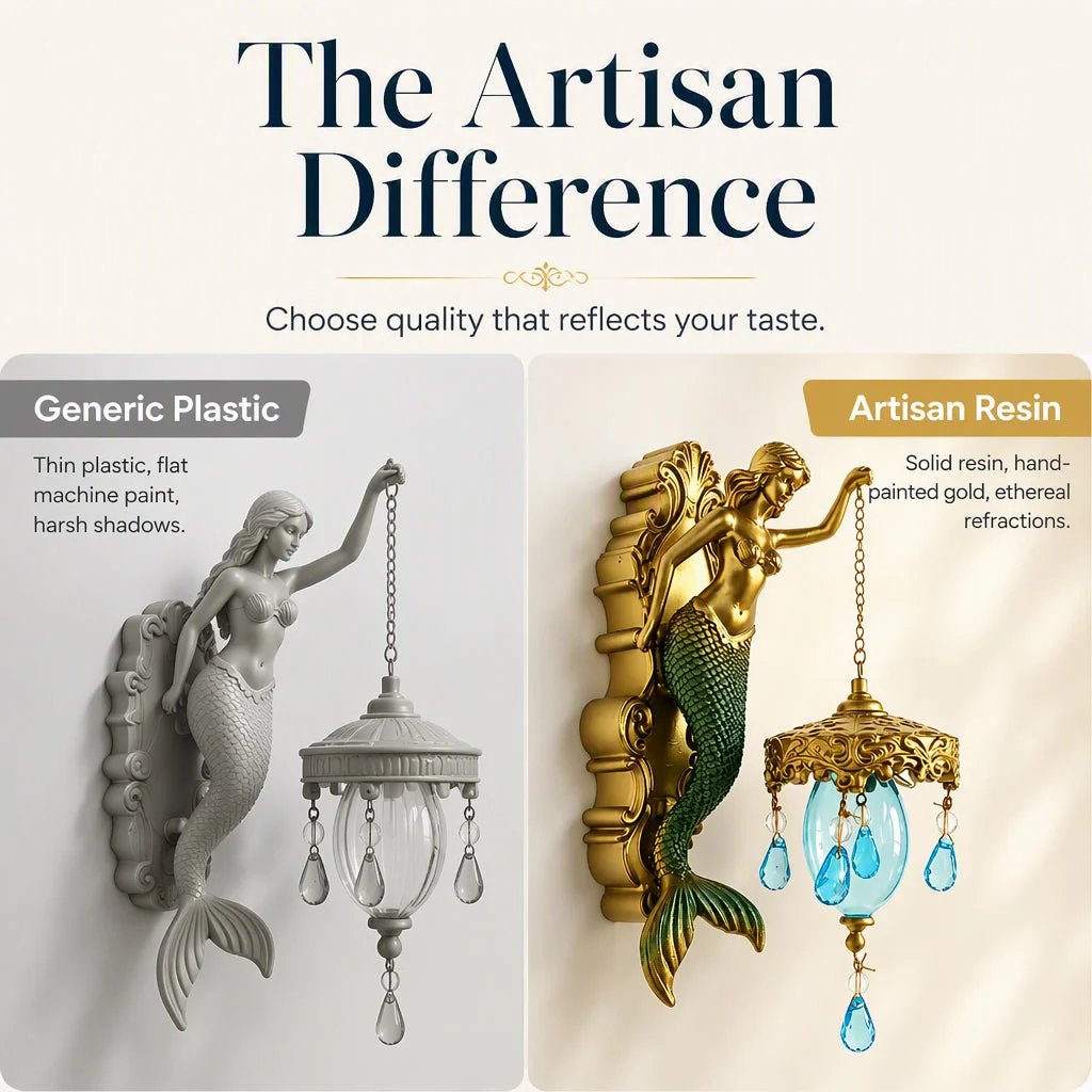 🎉Vintage Mermaid Wall Sconce – For Indoor and Outdoor Use