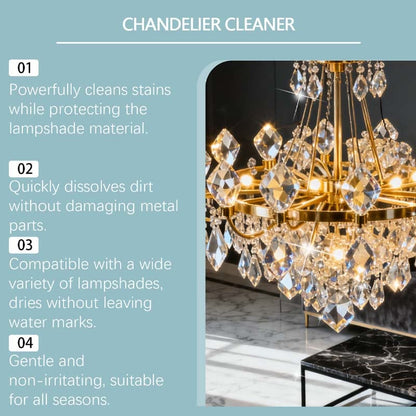🔥 HOT SALE 🔥49% OFF🧼 Light Fixture Cleaning Spray | Powerful stain removal · Safe for all materials with no residue · Protects metal from oxidation · Suitable for chandeliers and decorative lights