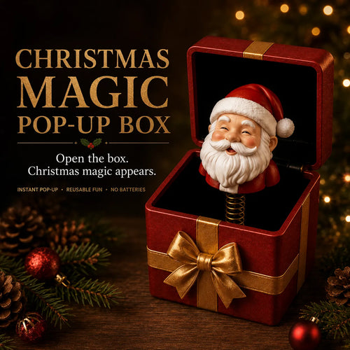 ⏳ Last Day 49% OFF – 🎁 Christmas Magic Pop-Up Gift Box | Instant Surprise Gift With 6 Festive Characters For Christmas Morning, Secret Santa & Holiday Celebrations 🎄