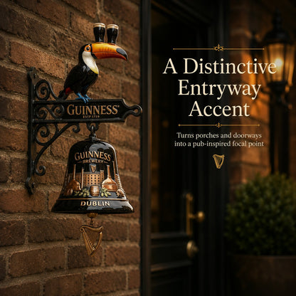 Guinness Toucan Cast Iron Door Bell🔔