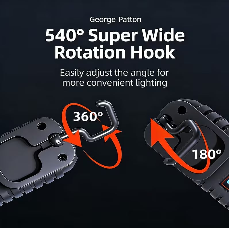 Portable USB-rechargeable work light