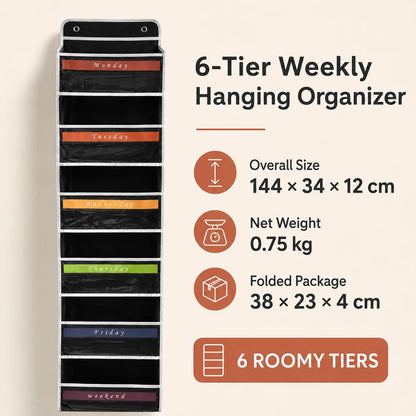 ⭐49% OFF🔥6-Tier Large-Capacity Hanging Organizer