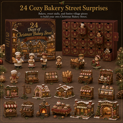🎄 Christmas Village Friends Advent Calendar | 24-Day Collectible Village Set