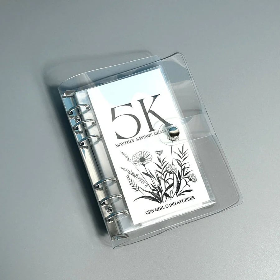 A6 12-Month Money Saving Binder