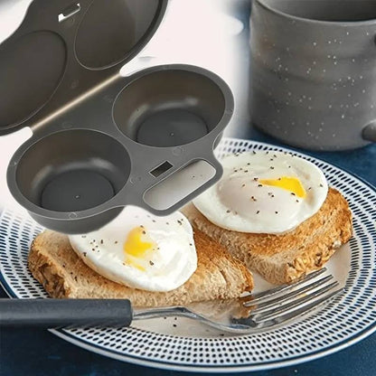 🥳2026 HOT SALE🥳💞50K+ SOLD! 🥚✨ 50% OFF + BUY 1 GET 1 FREE! Dual Cavity Microwave Egg Poacher – Quick oil‑free cooking, food‑grade PP & versatile. Perfect for busy mornings – healthy breakfast in minutes! ⚡🍳
