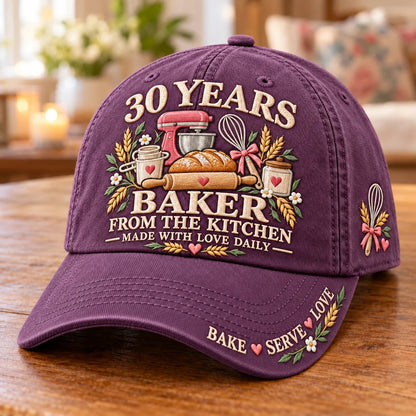 🎉 30-Year Career Milestone Baseball Caps | Celebrate a Lifetime of Dedication