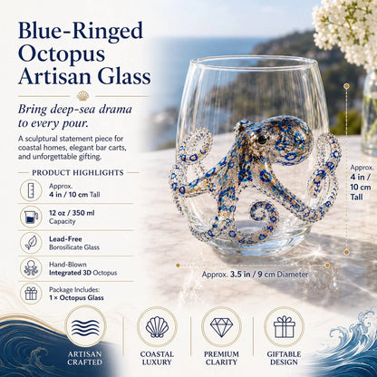 🎁The Perfect Beach House Gift 🌊3D Ocean Animal Artisan Glassware Collection