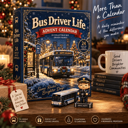 🚌 Driver’s Christmas Countdown | 24 Days of Bus-Themed Surprises ✨