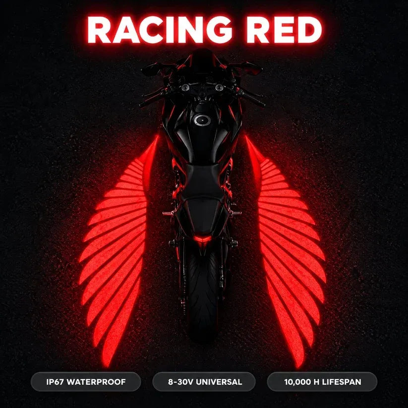 🏍️Angel Wing Motorcycle LED Projector Lights
