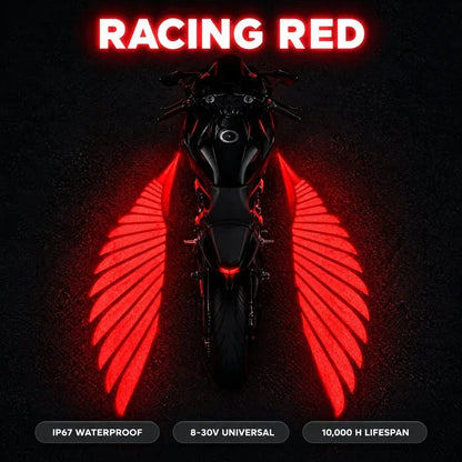 🏍️Angel Wing Motorcycle LED Projector Lights