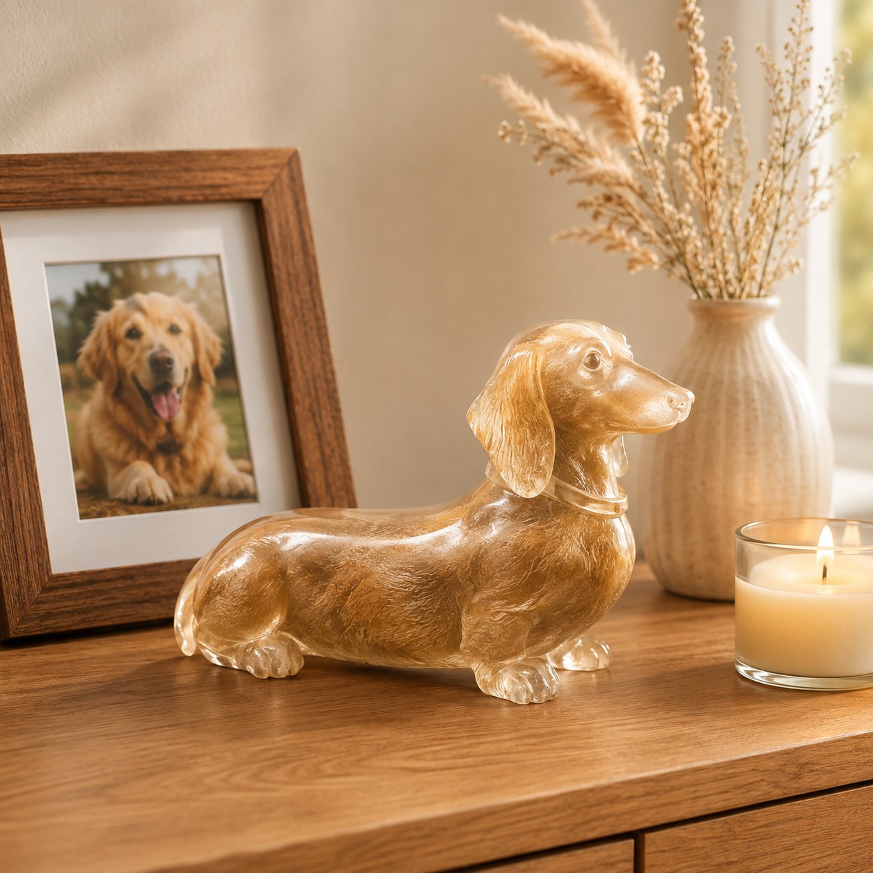 Forever Close Pet Fur Keepsake — Keep a Little Piece of Them Where You Can See It Every Day