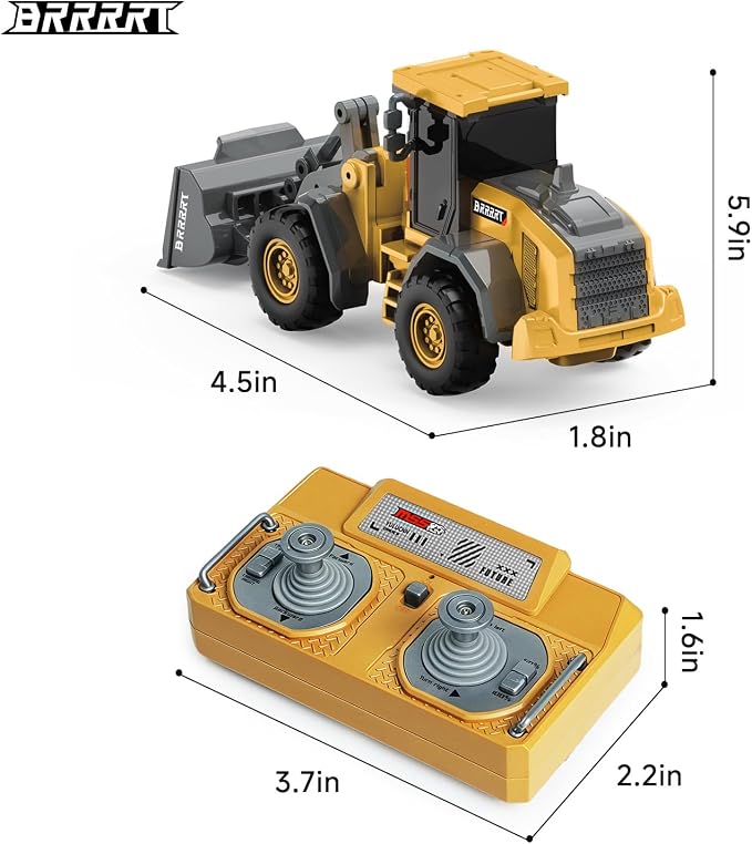 🚜 1:64 Premium Alloy Mini RC Construction Set