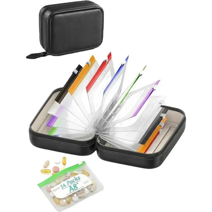 🔥2026 Hot Sale ! Crush‑Proof Waterproof Pill Pouch Set💊