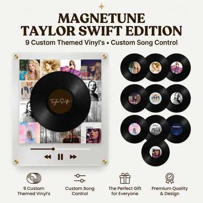 🎤 Iconic Pop Star NFC Fridge Magnet Music Player | Retro Vinyl Style Decor 🎵