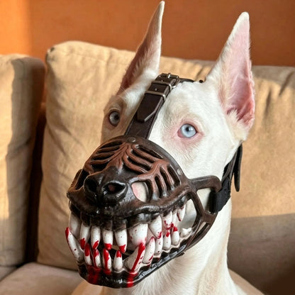 Hellhound Monster Dog Muzzle with Bloody Teeth
