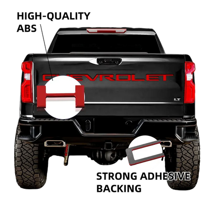 3D Raised Tailgate Letter Overlays – 11 Style Options