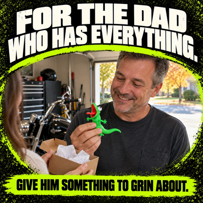 🦎🏍Wobbly Riding Buddy – Car & Motorcycle Decor