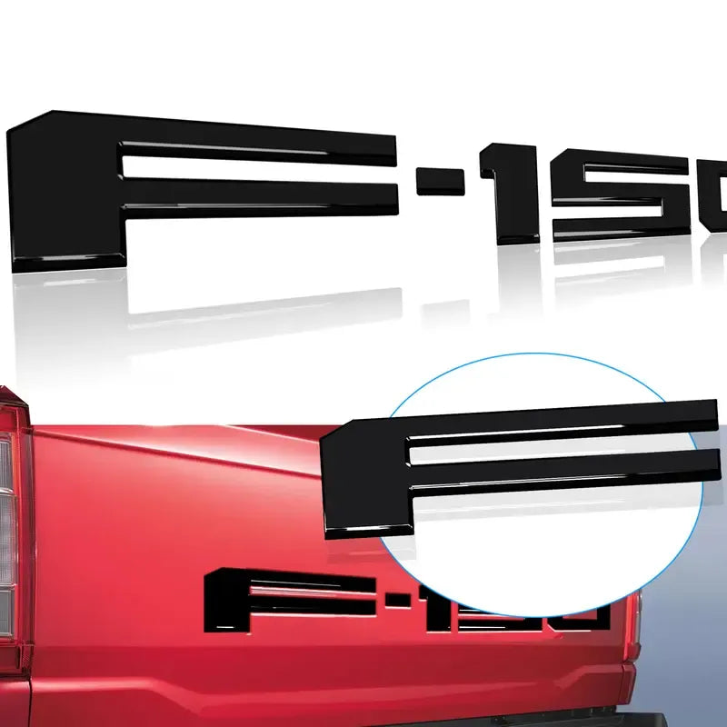 3D Raised Tailgate Letter Overlays – 11 Style Options