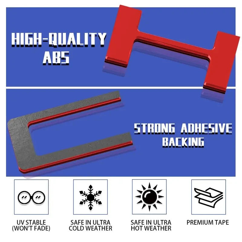 3D Raised Tailgate Letter Overlays – 11 Style Options