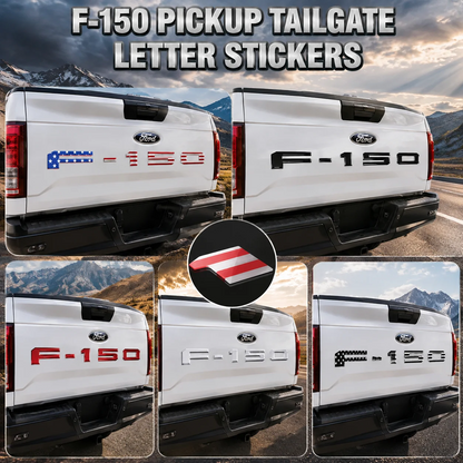 3D Raised Tailgate Letter Overlays – 11 Style Options
