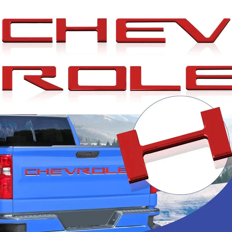 3D Raised Tailgate Letter Overlays – 11 Style Options