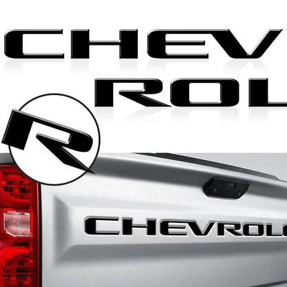 3D Raised Tailgate Letter Overlays – 11 Style Options
