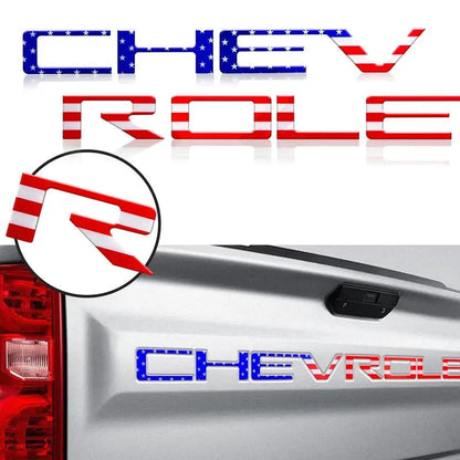 3D Raised Tailgate Letter Overlays – 11 Style Options