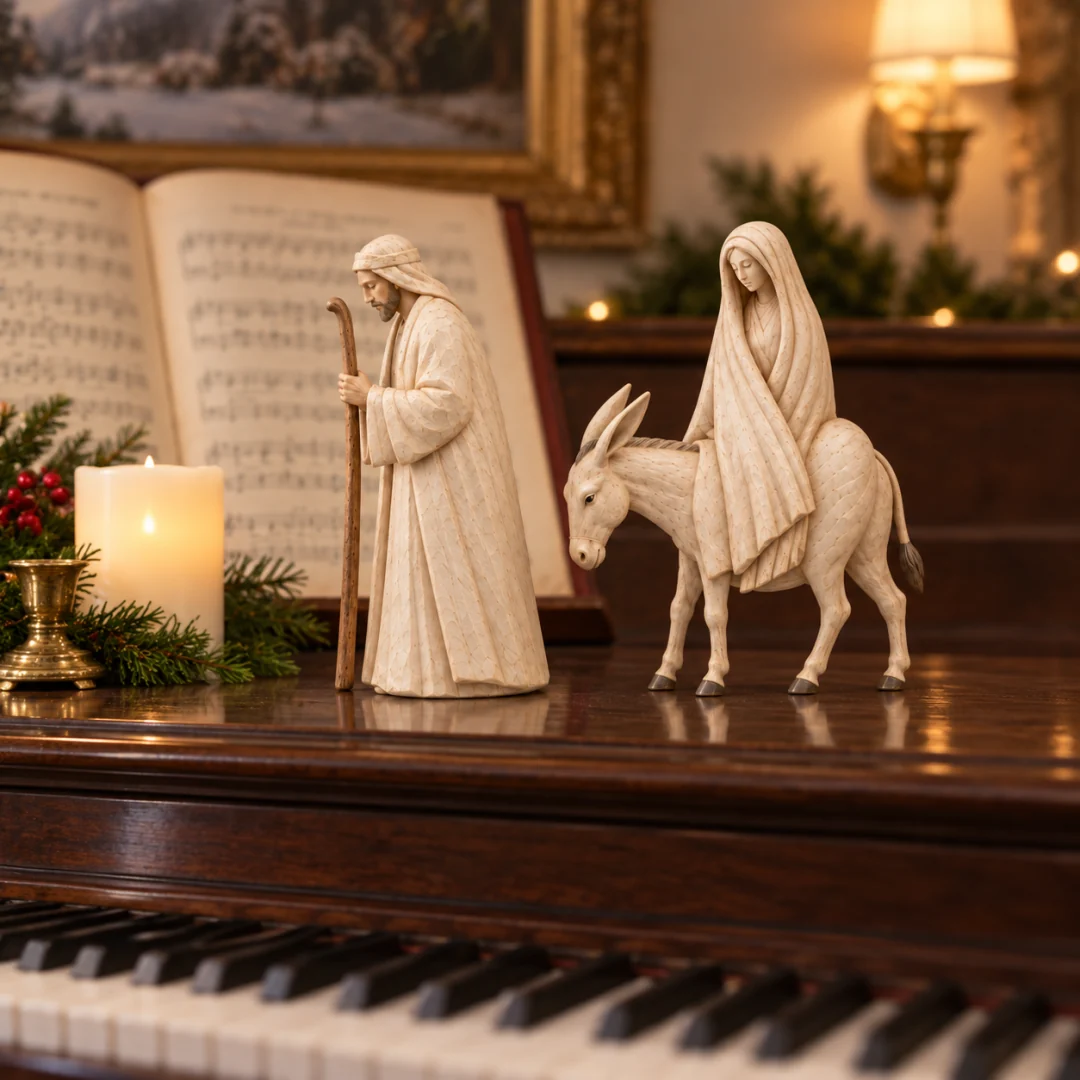 Journey to Bethlehem Nativity Figurine Set