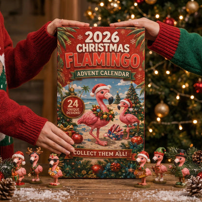 Christmas Flamingo Advent Calendar 2026 – 24 Festive Flamingos