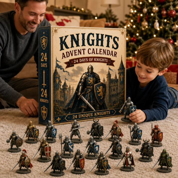 ⏳ Last Day 49% OFF – ⚔️🏰 Knights Advent Calendar 2026 | 24 Days of Knights with 24 Unique Medieval Warrior Figurines & Fantasy Collectibles 🎄🛡️