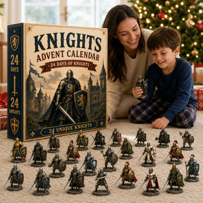⏳ Last Day 49% OFF – ⚔️🏰 Knights Advent Calendar 2026 | 24 Days of Knights with 24 Unique Medieval Warrior Figurines & Fantasy Collectibles 🎄🛡️