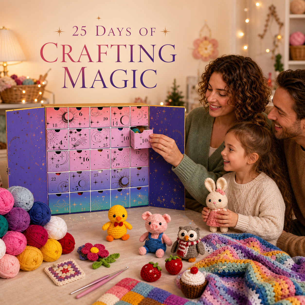 🧶 2026 Crochet Advent Calendar – 25 Days of Yarn & Creative Surprises