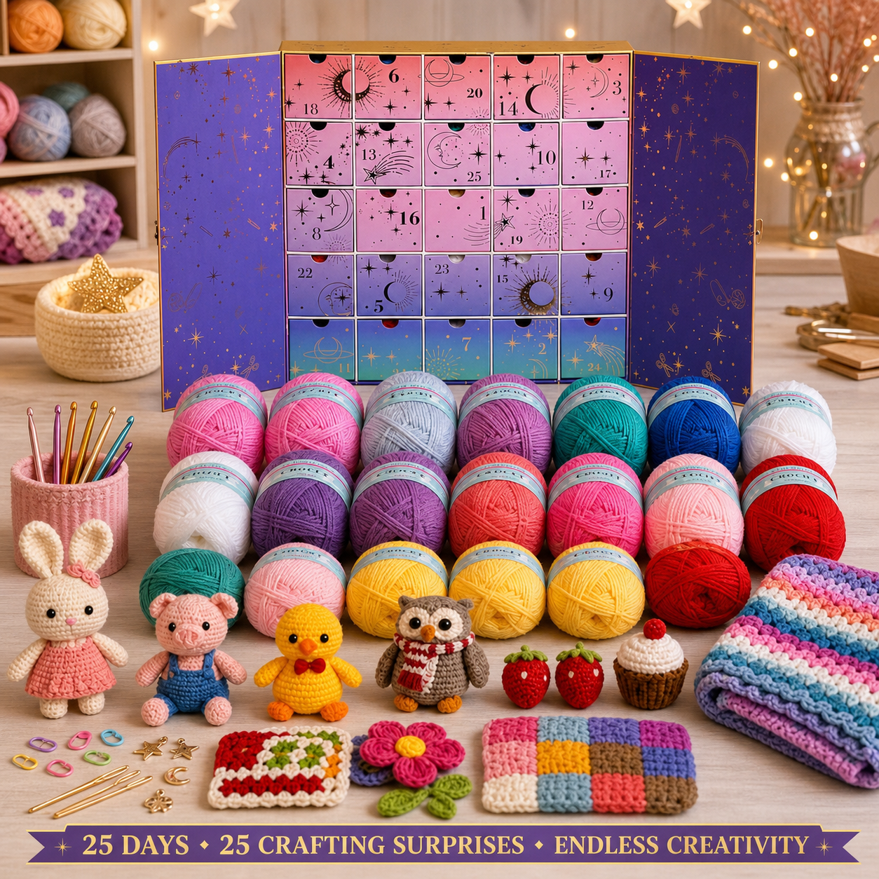 🧶 2026 Crochet Advent Calendar – 25 Days of Yarn & Creative Surprises