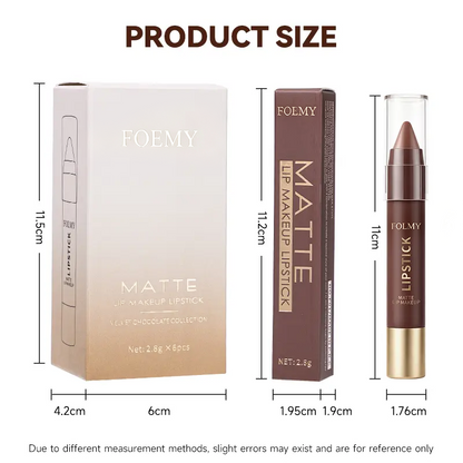 Matte Brown Lipstick, Suitable for All Skin Types 🤎