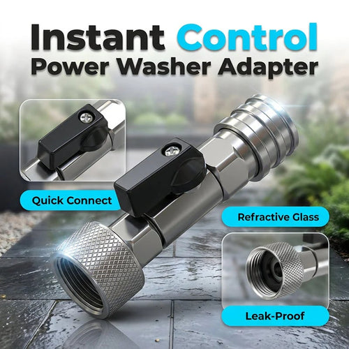 🚿⚡3/4" GHT to 1/4" Quick Connect Adapter